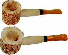 Classic Original Small Corn Cob Tobacco Smoking Pipes - 2 Pipes *FREE SHIPPING* picture