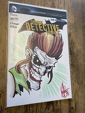 Detective Comics #20 2013 NM Signed & Sketched Ken Haeser Harley Quinn Joker COA picture