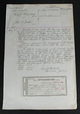 #281 - neat 1904 POLICE COURT / PHILIPSBURG MONTANA legal document MISDEMEANOR picture