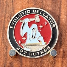 492 SOTRSS Evolutio Bellator Blacksmiths Double Sided Challenge Coin  W#32 picture