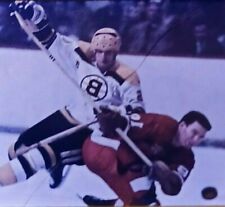 Vintage 1970s Boston Bruins Hockey Action Anscochrome 35mm Slide Car10 picture