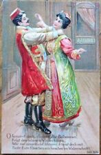 Austro-Hungarian Opera, The Merry Widow/Die lustige Witwe 1910 Litho Postcard picture