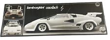 1984 Lamborghini Countach Poster by Verkerke Vintage Oversized 62 x 21 in RARE picture