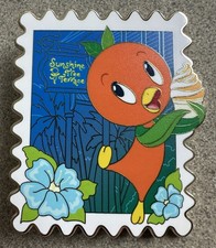 PIN ORANGE BIRD STAMP SUNSHINE TREE TERRACE 3" JUMBO FANTASY new 2026 picture