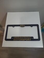 NHRA Drag Racing License Plate Frame Vintage Plastic A5 picture