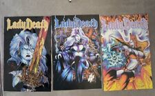 ❤️‍🔥Lady Death #1 ,2,3 Chaos Comics 1994 • Limited Series • Chromium Cover  picture