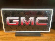 GMC “GENERAL MOTORS CORP.”METAL LICENSE PLATE NIP USA (LICENSED PRODUCT) HTF picture