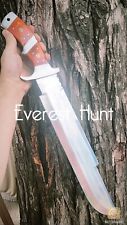 20” EVEREST CUSTOM MADE D2 TOOL STEEL HUNTING PREDATOR HIGH POLISH BOWIE KNIFE picture