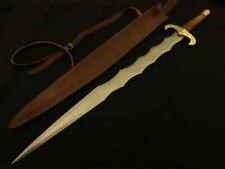 Hand Forged Sword sword Christmas gift birthday gift with leather sheath picture