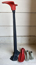 Vintage Cobbler’s Repair Stand  23” Cast Iron Shoe Anvil W 4 Forms GUARANTEED R picture