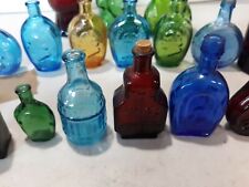 19 VINTAGE WHEATON glasses 1 tray 3 other bottles read description look at pix. picture