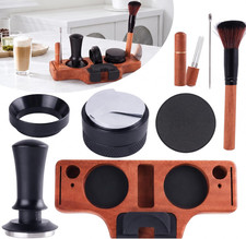 51Mm 8 Pcs Espresso Accessories Kit with Wooden Espresso Tamping Station (51Mm 5 picture