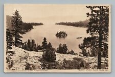 1922-1926 Lake Tahoe Emerald Bay Steamer California Photo RPPC Vintage Postcard picture