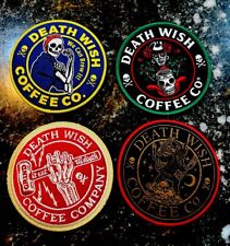 Death Wish Coffee Patch Set Rosie The Riveter Patch Grind It  And More Original picture