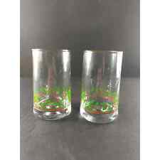 Libbey Arby's Holly Ivy Christmas Glasses Lot Of 2 Eggnog picture