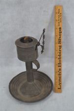 antique lamp lantern tin oil fluid finger loop early 1750-1850 original 18thc picture