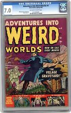 Adventures into Weird Worlds #4 CGC 7.0 1952 0174765001 picture