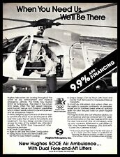 1983 HUGHES 500E Air Ambulance Helicopter Police & Medical Aviation AD picture