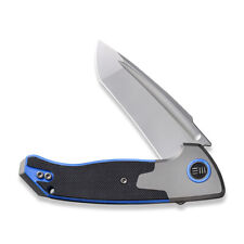 WE Knife Press Check Tanto 20078A-2 Knife 20CV Steel/Black Blue G10/Titanium picture