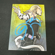 WWE - 2021 Topps Ruthless Aggression Art Cards Jeff Hardy SCR-7 Auto JSA picture