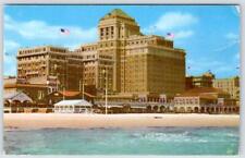 1960's CHALFONTE HADDON HALL HOTEL 1000 ROOMS BEACH ATLANTIC CITY NJ POSTCARD picture