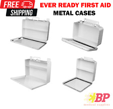 Ever Ready METAL Box Empty Case for First Aid Kit EMT EMS Medical Wall Mount picture