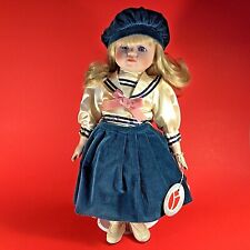 SAILER GIRL MUSICAL DOLL VINTAGE 1975 DELTON PRODUCTS CORP PLAYS ROW YOUR BOAT picture