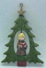 1976 VINTAGE HALLMARK CHRISTMAS TREE TRIMMER COLLECTION SPINNER ANGEL ORNAMENT picture