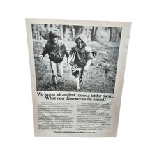 1981 Vitamin C Original Print Ad Vintage picture