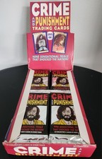 SINGLE SEALED PACK: 1992 CRIME AND PUNISHMENT SERIES ONE TRADING CARDS MANSON  picture