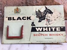 Vintage Old Buchanan'S Black & White Scotch Whisky Advertising Tin Sign Board picture