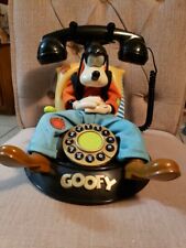 Vintage Walt Disney Animated Talking Sleeping Goofy Telephone Works picture