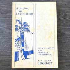 University of South Florida 1966-67 General Catalog "Accent on Learning" Vintage picture