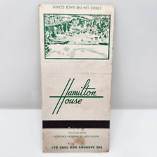 Vintage Matchcover Hamilton House The Narrows Brooklyn New York Bay picture