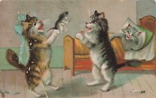 M. Boulanger Humorous Cats Series 122 from Raphael Tuck & Sons Antique Postcard picture