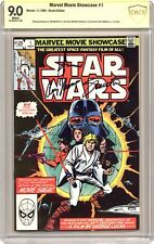 Marvel Movie Showcase Featuring Star Wars #1 CBCS 9.0 SS 1982 picture