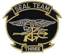 USN Seal Team 3 Three Navy 3 inch Patch HFL1272 F2D22G picture