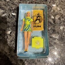 Barbie Doll Keychain-Movin' Groovin' Barbie Basic Fun 1998 #725-0 picture