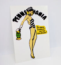 Pennsylvania Pinup Vintage Style Travel DECAL / Vinyl STICKER, Luggage Label picture