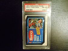 1974 Topps WACKY PACKAGES Series 10 Heavy Trash Bags PSA 8 o/c (NM-MINT) 💎 picture