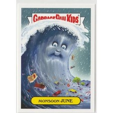 Monsoon June #9a Garbage Pail Kids GPK 2017 Adam-Geddon picture