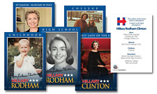 HILLARY CLINTON 2016 Presidential LIFE & TIMES Trading 5-Card Set (Lot of 3) picture