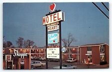 1960s COLUMBUS GA HEART OF COLUMBUS MOTEL 4th AVE UNPOSTED POSTCARD P3849 picture