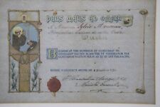 Latin Historical Document PAX ET BONUM 1930 Quebec RARE What is this?  picture