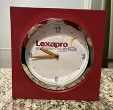 LEXAPRO Drug Rep Logo Collectible Clock 10x10 Anti Depressant Pharmaceutical Ad picture
