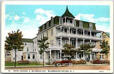 1929 Hotel Seaside Wildwood By The Sea New Jersey NJ Roadway Posted Postcard picture