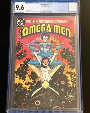 OMEGA MEN #3 CGC 9.6 - WHITE PAGES - 1ST APPEARANCE OF LOBO - JASON MOMOA picture