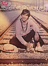 1969 Vintage Illustration Actor Sajid Khan on Railroad Track picture