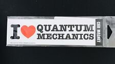 I Heart QUANTUM Mechanics Car Magnet Stocking Stuffer Gift Culturenik CM031  picture