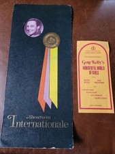 Vintage Menu Las Vegas Hilton Showroom Internationale - Gene Kelly picture